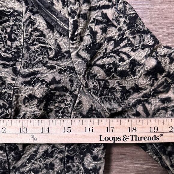 Free People Women’s Size 4 Follow the Flock Floral Motorcycle Jacket Full Zip - Picture 2 of 8